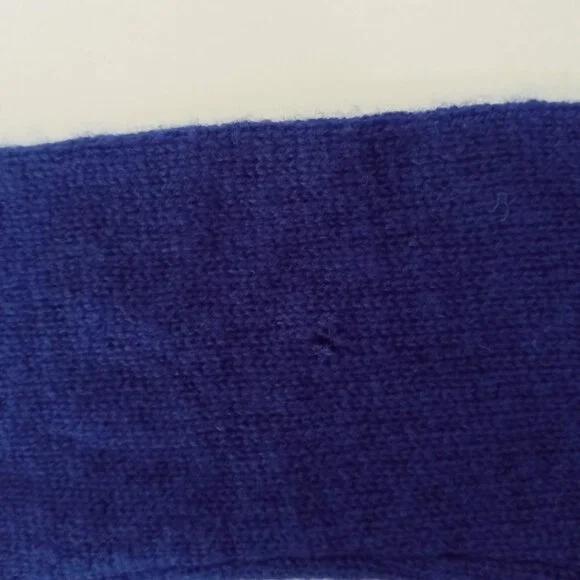 Philosophy Dane Lewis Cashmere Cardigan Size Small Blue Open Cascade Front Luxe - Picture 7 of 7